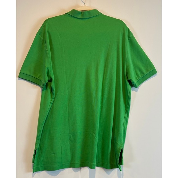 Polo Ralph Lauren Mens Green Short Sleeve Polo Shirt With Purple Pony Logo Large - Picture 4 of 8
